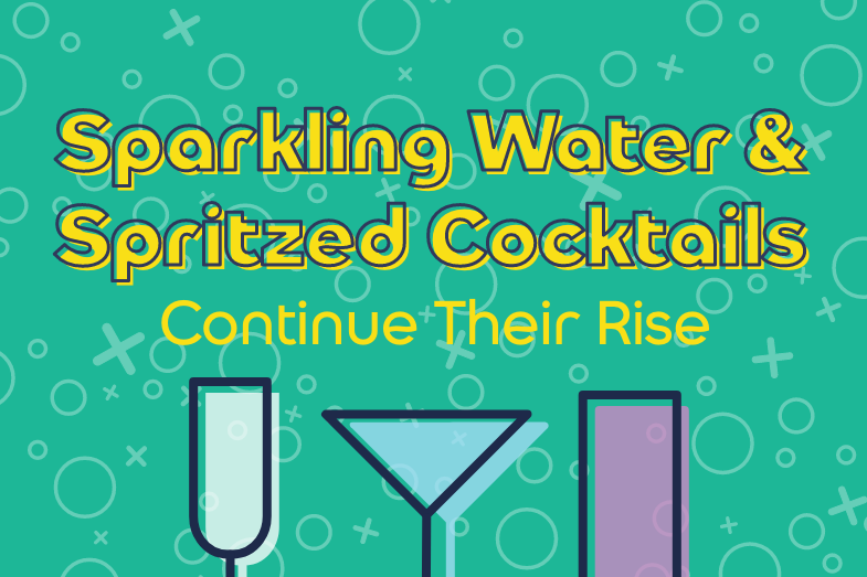 Sparkling Water and Spritzed Cocktails Continue Their Rise